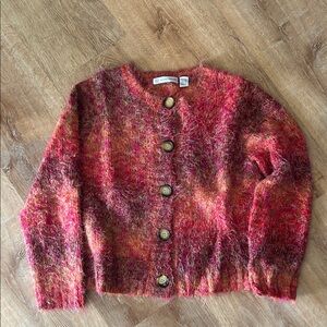 Marisa Christina Multicolor Fuzzy Cardigan